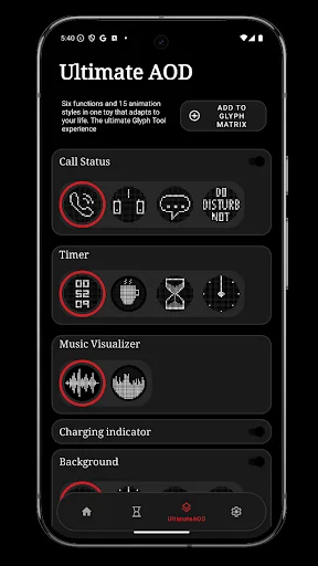 Dot Hub for Glyph Matrix ডাউনলোড করুন – সেরা গ্লিফ ইন্টারফেস টুলস - Screenshot 4