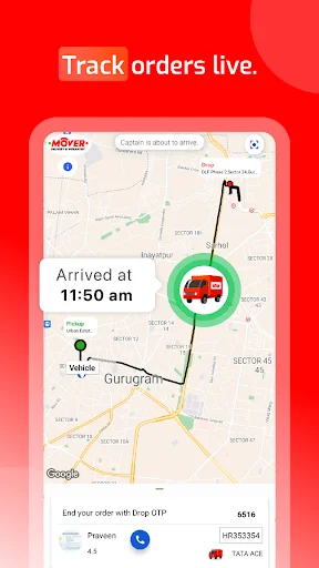 MOVER অ্যাপ ডাউনলোড করুন – ট্রাক ও বাইক বুকিং দ্রুত ও সহজ - Screenshot 10