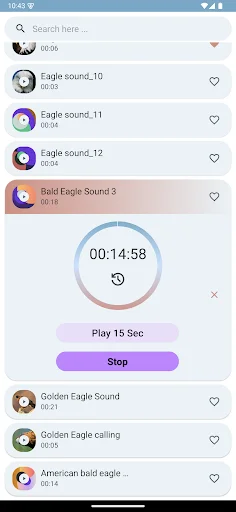 Eagle Sounds ডাউনলোড করুন – সেরা ঈগল সাউন্ড ও রিংটোন - Screenshot 5