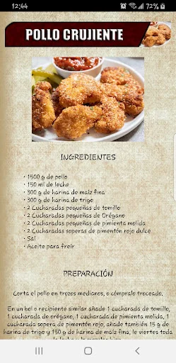 Recetas Caseras y Postres অ্যাপ ডাউনলোড করুন – সেরা রান্নার রেসিপি - Screenshot 10
