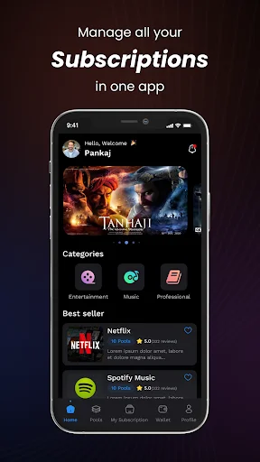 The Subscription ডাউনলোড করুন – আপনার ডিজিটাল জীবন সহজ করুন - Screenshot 1