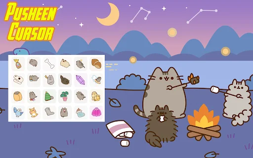 Pusheen Cursor ডাউনলোড করুন – Chrome-এর জন্য কিউট মাউস কার্সার - Screenshot 1