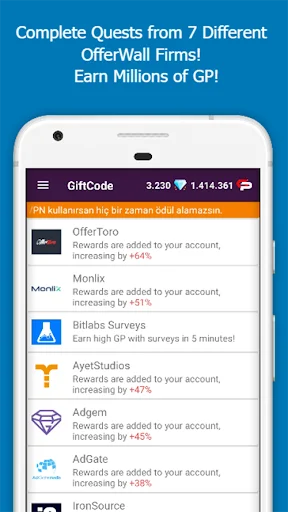 GiftCode ডাউনলোড করুন – ফ্রি গেম কোড ও রিওয়ার্ডস পান - Screenshot 12