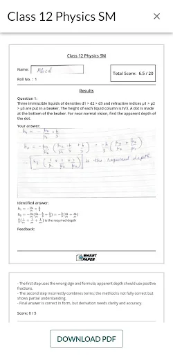Smart Paper – AI Grading ডাউনলোড করুন | সেরা এআই গ্রেডিং টুল - Screenshot 5