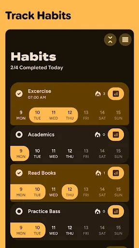 Grit – Productivity App ডাউনলোড করুন – সেরা টু-ডু লিস্ট ও হ্যাবিট ট্র্যাকার - Screenshot 2