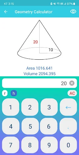 Geometry Calculator ডাউনলোড করুন – দ্রুত জ্যামিতিক হিসাবের সেরা টুল - Screenshot 7