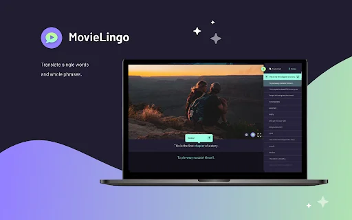 MovieLingo ডাউনলোড করুন – নেটফ্লিক্সের মাধ্যমে ভাষা শিখুন - Screenshot 2