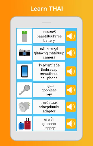 Learn Thai Speak Language ডাউনলোড করুন – সহজ থাই ভাষা শিক্ষা - Screenshot 10