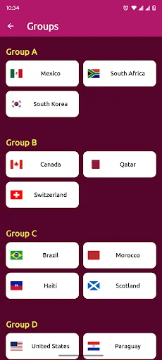 World Cup Schedule 2026 ডাউনলোড করুন – ম্যাচ ও আপডেট - Screenshot 3