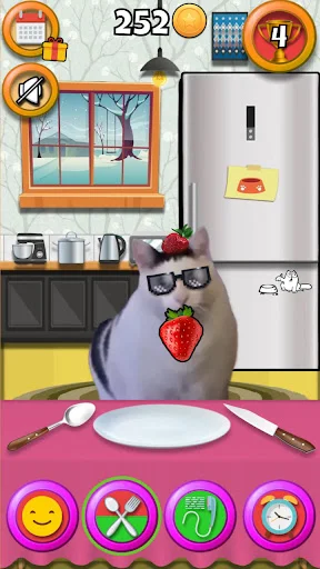 Meme Cat Sim: Cozy Home ডাউনলোড করুন – ভার্চুয়াল বিড়াল ও মজার মিমস - Screenshot 1