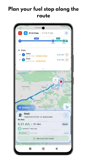 tankoApp ডাউনলোড করুন – আপনার কাছাকাছি জ্বালানির দাম জানুন - Screenshot 3