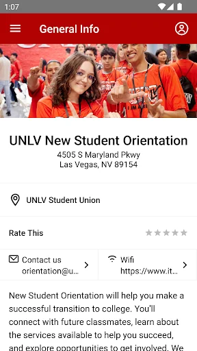 UNLV Guidebook ডাউনলোড করুন – UNLV ইভেন্ট গাইড ফ্রি ডাউনলোড - Screenshot 2