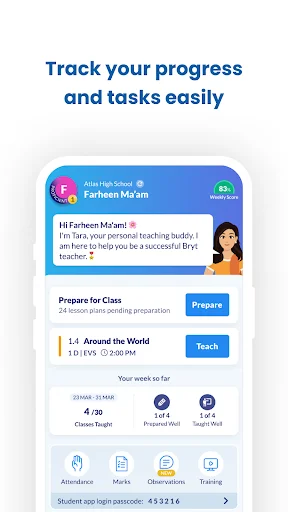 Bryt Teacher ডাউনলোড করুন – আধুনিক শ্রেণীকক্ষ ব্যবস্থাপনার সেরা অ্যাপ - Screenshot 1