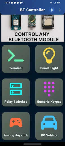 Arduino Bluetooth Controller ডাউনলোড করুন – সেরা DIY ইলেকট্রনিক্স কন্ট্রোলার - Screenshot 1
