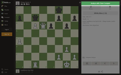 Chess Compass ডাউনলোড করুন – সেরা ফ্রি অনলাইন দাবা বিশ্লেষণ টুল - Screenshot 2