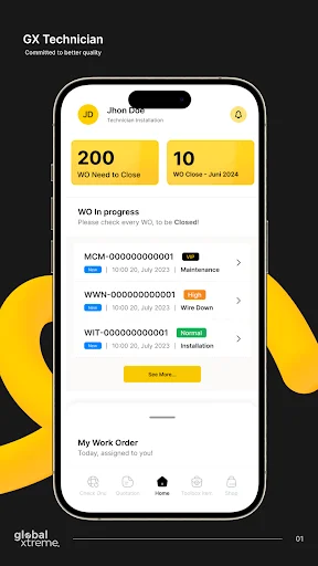 GX Technician অ্যাপ ডাউনলোড করুন – GlobalXtreme টেকনিক্যাল সলিউশন - Screenshot 6