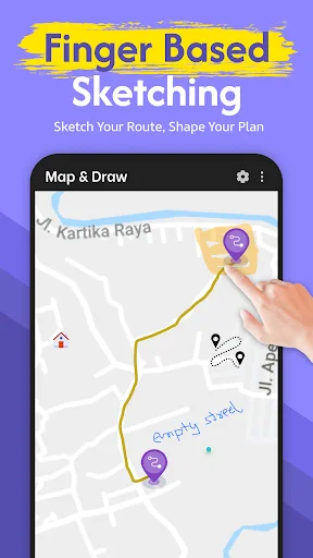 Map & Draw ডাউনলোড করুন – ম্যাপে ড্রয়িং ও রুট তৈরির সেরা টুল - Screenshot 5