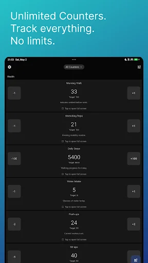 Click Counter ডাউনলোড করুন – সেরা অ্যাড-ফ্রি কাউন্টিং অ্যাপ - Screenshot 10