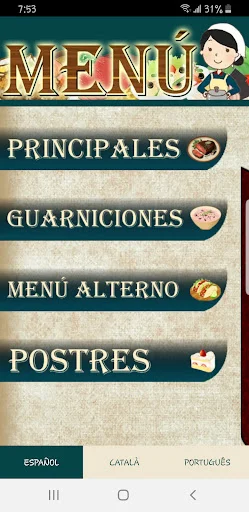 Recetas Caseras y Postres অ্যাপ ডাউনলোড করুন – সেরা রান্নার রেসিপি - Screenshot 1