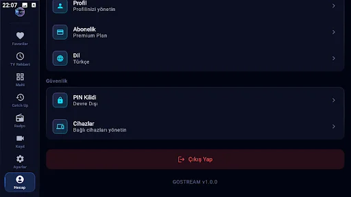 GOSTREAM ডাউনলোড করুন – শক্তিশালী এবং আধুনিক মিডিয়া প্লেয়ার - Screenshot 8
