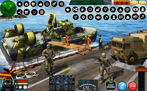 US Army Hovercraft Simulator ডাউনলোড করুন – সেরা মিলিটারী গেম - Screenshot 18