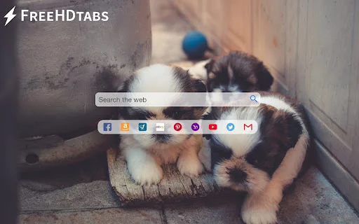 Cute Dog Puppies ডাউনলোড করুন – কিউট ডগ ওয়ালপেপার এক্সটেনশন - Screenshot 3