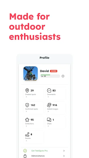 TrekSpots ডাউনলোড করুন – ক্যাম্পিং ও হাইকিং ম্যাপ অ্যাপ - Screenshot 3