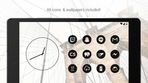 Dark Void – Black Circle Icons ডাউনলোড করুন – সেরা মিনিমালিস্ট আইকন প্যাক - Screenshot 7