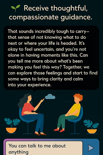 Safe Space: AI Therapist ডাউনলোড করুন – ব্যক্তিগত মানসিক সহায়তা - Screenshot 4