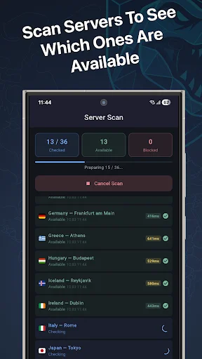 T-Rex VPN ডাউনলোড করুন – দ্রুত এবং নিরাপদ ভিপিএন ক্লায়েন্ট - Screenshot 3