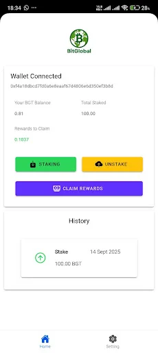 BitGlobal Staking ডাউনলোড করুন – নিরাপদ ও সহজ স্টেকিং অ্যাপ - Screenshot 3