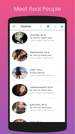 Real Chat – Singles Chat App ডাউনলোড করুন | নতুন মানুষের সাথে পরিচিত হন - Screenshot 2