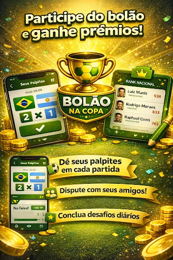 Bolão na Copa ডাউনলোড করুন – বন্ধুদের সাথে সেরা স্পোর্টস বেটিং পুল - Screenshot 3