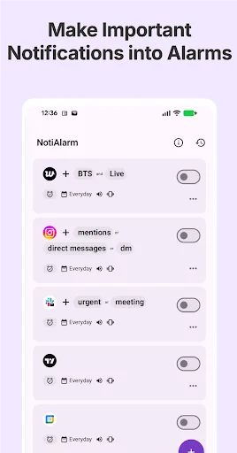 NotiAlarm: Smart Alerts ডাউনলোড করুন – গুরুত্বপূর্ণ নোটিফিকেশন পান - Screenshot 1