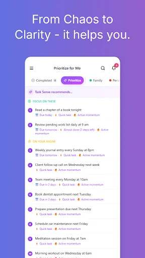 Task Sense ডাউনলোড করুন – আপনার কাজগুলো গুছিয়ে নিন দ্রুত - Screenshot 3