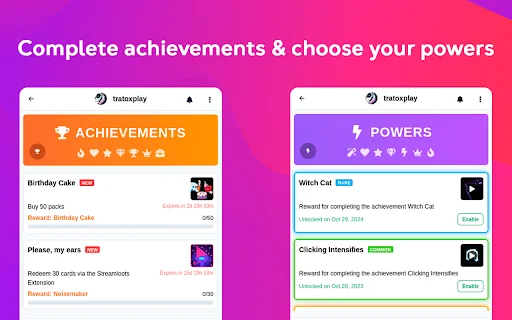 Streamloots ডাউনলোড করুন – ব্রাউজারে কার্ড খেলার সেরা টুল - Screenshot 4