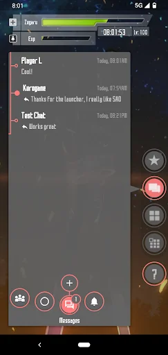 Zeta Launcher ডাউনলোড করুন – SAO থিম ও গেমফিকেশন ফিচার - Screenshot 8