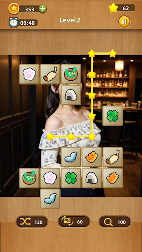 Sexy Shisen Sho Girls: Mahjong ডাউনলোড করুন – সেরা পাজল গেম - Screenshot 3