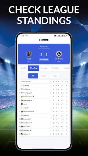 Live Football TV HD Streaming ডাউনলোড করুন – ফুটবল স্কোর ও আপডেট - Screenshot 4
