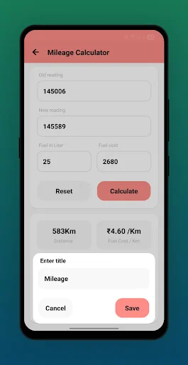 Mileage Calculator by meter ডাউনলোড করুন – সেরা মাইলেজ ট্র্যাকার - Screenshot 3