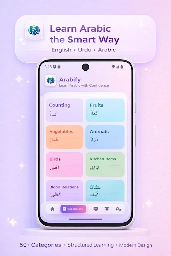 Arabify: Learn Arabic Easy ডাউনলোড করুন – আরবি শেখার সেরা অ্যাপ - Screenshot 1