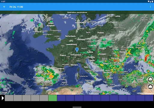 Weather Switzerland XL PRO ডাউনলোড করুন – সঠিক আবহাওয়ার পূর্বাভাস - Screenshot 14