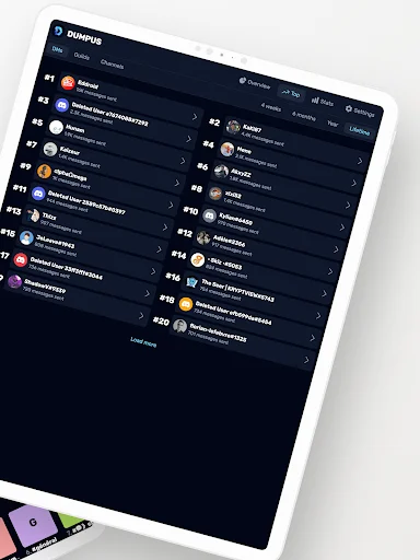 Dumpus – Discord পরিসংখ্যান দেখুন | সেরা ডিসকর্ড অ্যানালাইসিস টুল - Screenshot 11