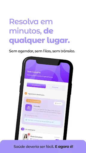DoutorFácil ডাউনলোড করুন – ২৪/৭ অনলাইন ডাক্তার পরামর্শ - Screenshot 4
