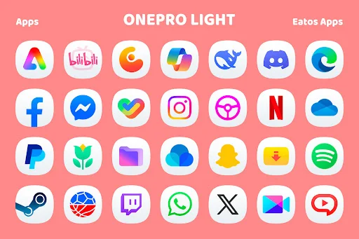OneLight 8 – Icon Pack ডাউনলোড করুন – সেরা স্টাইলিশ আইকন প্যাক - Screenshot 10