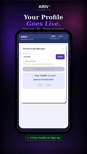 ARIV AI Resume Builder ডাউনলোড করুন – প্রফেশনাল সিভি তৈরি করুন - Screenshot 3