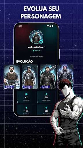 Rise New Hero ডাউনলোড করুন – সেরা এআই হোম ওয়ার্কআউট অ্যাপ - Screenshot 3