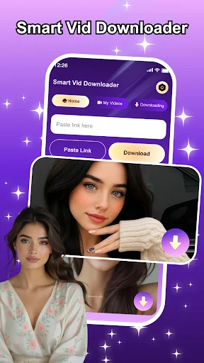 Smart Vid Downloader ডাউনলোড করুন – দ্রুত ভিডিও সেভ করুন - Screenshot 1