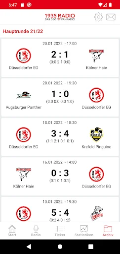 DEG Fanradio 2.0 ডাউনলোড করুন – সেরা স্পোর্টস রেডিও অ্যাপ - Screenshot 7