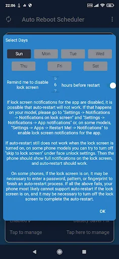 Restart – Auto Reboot ডাউনলোড করুন – অটোমেটিক রিস্টার্ট টুল - Screenshot 2